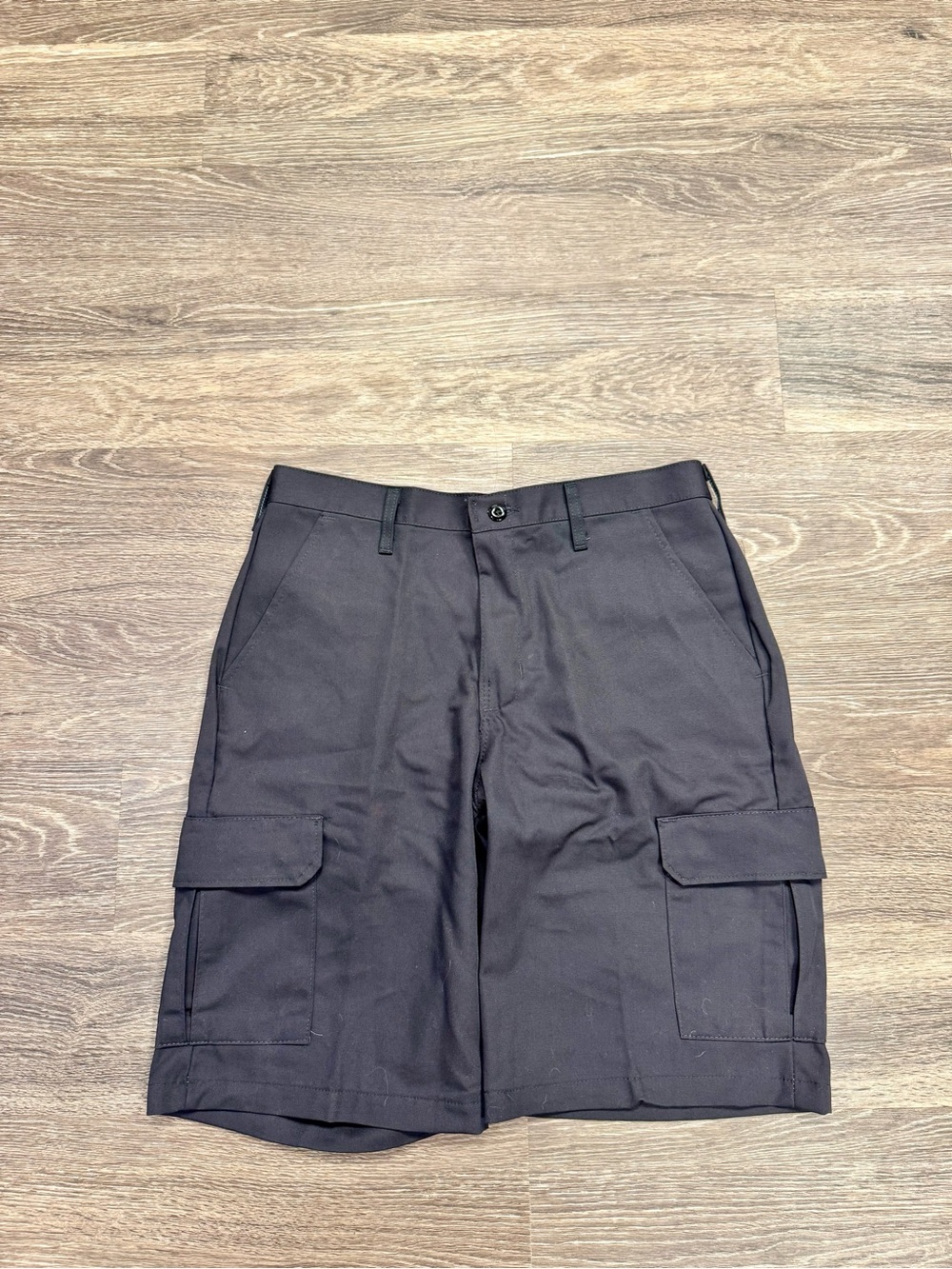Red Kap Men’s Black Industrial Cargo Work Shorts NWT Size 32x12 PT66